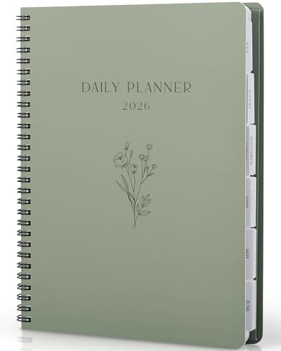 Beautiful 2026 Planner - 7" x 10" Daily Planner for