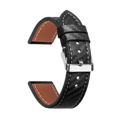 Bracelet montre homme cuir carbone NASUNJIA : fini les bracelets fragiles