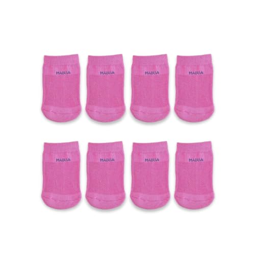 MABUA 8 Pairs Toe Socks Women No show Invisible Inside Shoes Non Skid Half Socks