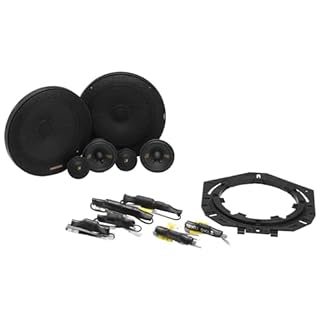 KICKER 51KSS365 KS-Series 6.5" Woofer, 2.75" Midrange and 1" Tweeter, 3-Way Component System, 4-Ohm, Pair