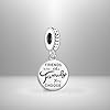 Annmors Charms Friends are Family de Argent Sterling 925 Femmes Perles Charme Fille Pendentif Breloque Compatible pour Européen Bracelets & Collier #1