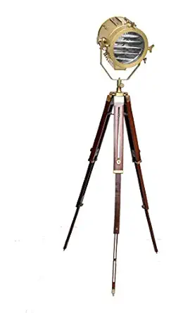 Brass Antique Floor Lamp Marine Nautical Style Handmade Working Perfect Corner Lamp Home Decorative