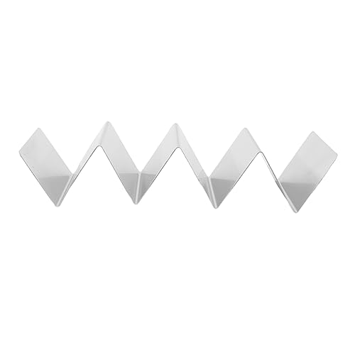 STOBAZA Stainless Steel Taco Stands Mexican Pancake Rack 4 Grid Taco Holder Plates