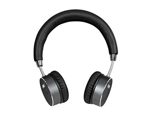 Monoprice Bt-510Anc Wireless On Ear Headphone - Black/Silver With (Anc) Active Noise Cancelling, Bluetooth, Extended Playtime #TOP2