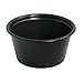 DCC200PCBLK - Dart 200PCBLK 2 Ounce Black Plastic Conex Portion Container