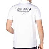 95% Coton, 5% Elasthanne Shilton Polo Rugby Company Homme S/Blanc