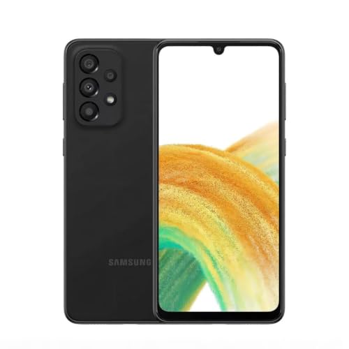 Samsung Galaxy A33 128GB 5G Wi-Fi Tela 6.4'' Dual Chip 6GB RAM Câmera Quádrupla + Selfie 13MP Bateria de 5000mAh - Preto (Seminovo)