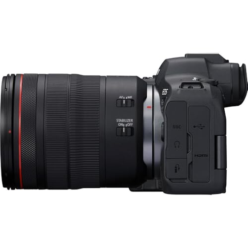 Image of Canon EOS R6 Mark II Mirrorless Camera Kit with RF 24-105mm f /4 Lens | 24.2MP Full-Frame, 4K 60fps, Dual Pixel CMOS AF II, Vlogging & Professional Photography (5666C011) + 64GB Card + Shoulder Bag