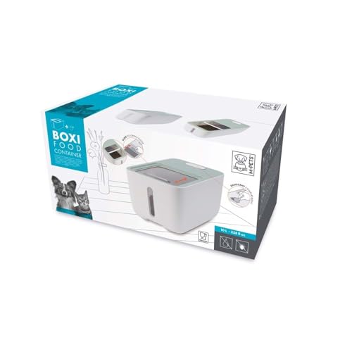 M-PETS Boxi - Recipiente para alimentos, 10 L, 338 onzas líquidas