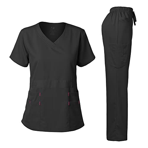 Dagacci Medical Uniform Natural Stretch Premium Women's Scrubs Se...