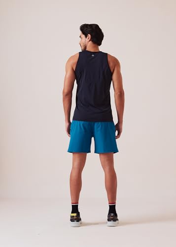 Image of STRCH Men's Gym Tank Top | Regular Fit Sleeveless Activewear Vest | Crew Neck Workout Tank for Gym, Running, Training & Fitness | UV Protection & Anti-Odour