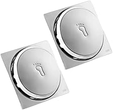 Ralos Click Inteligente Kit 2 Pop Up Aço Inox Banheiros Lavabos Casa 10x10