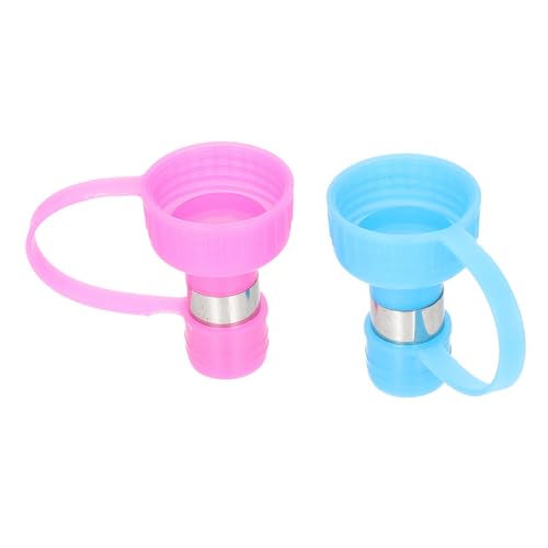 VICASKY 2Pcs Portable Dog Water Bottle with Leak Kettle Cap for Outdoor Travel Hiking Food Grade Materials Includes Colors Convenient Hanging Design