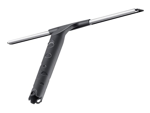 Vileda Profi Fensterwischer 2in1, Fensterabzieher und Einwascher mit Mikrofaserbezug, Fensterputzer für streifenfreie Fenster