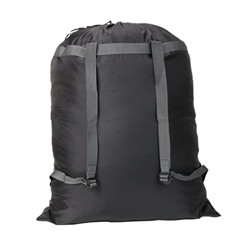 Cabilock Garment Bag Waterproof Suit Case for Long Dresses Coats Sweaters Large Capacity Storage Bag Black