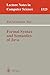 Produktbild Formal Syntax and Semantics of Java (Lecture Notes in Computer Science, 1523, Band 1523)