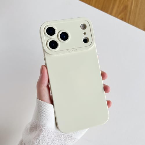 Coque iPhone 17 blanc haut de gamme silicone souple et arrière rigide
