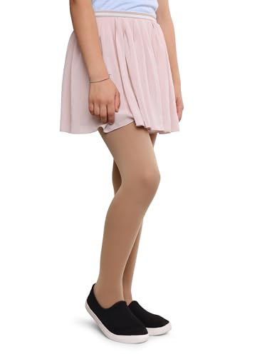 NOQ Leotardos Niña Maillot Ballet Niña Collant Bambina Caldi Eleganti Resistenti Para Danza Escuela Carne 104/110 3-5 años