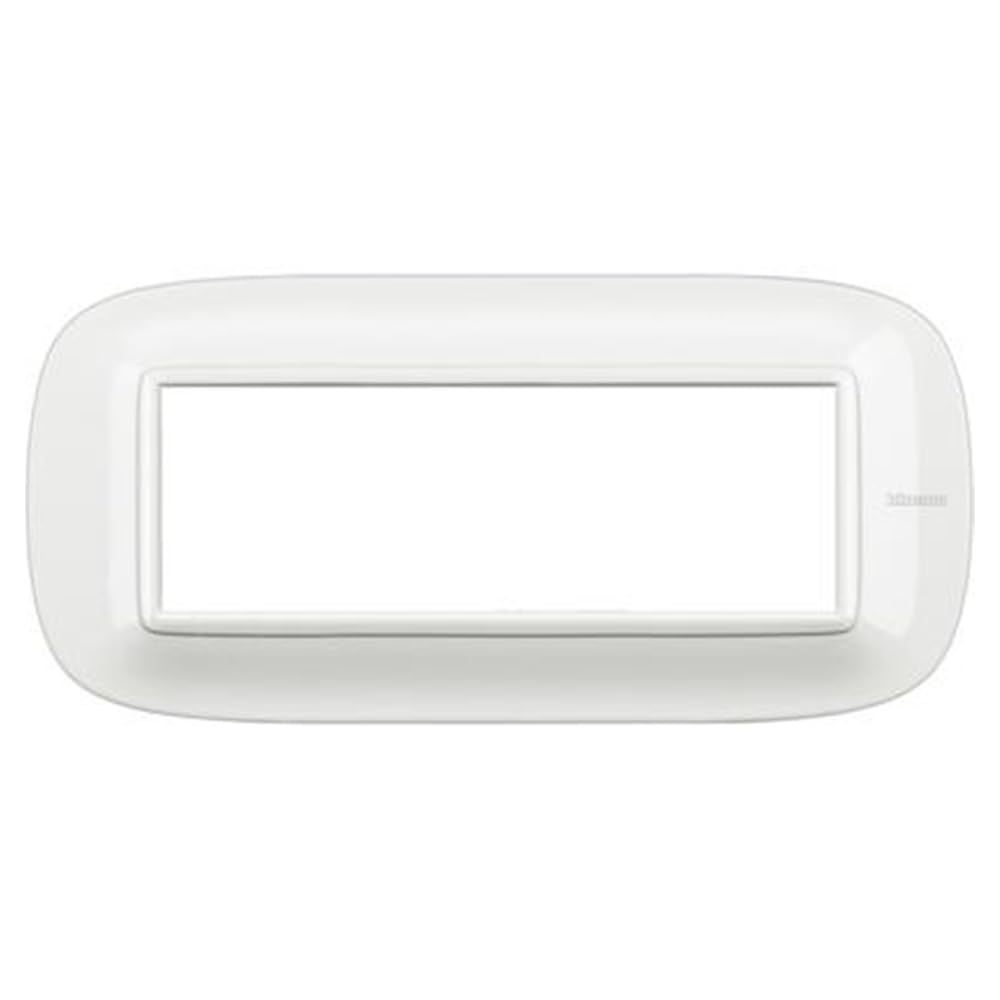 BTICINO Axolute hb4806hd plaque 6 modules blanc pour finition électrique