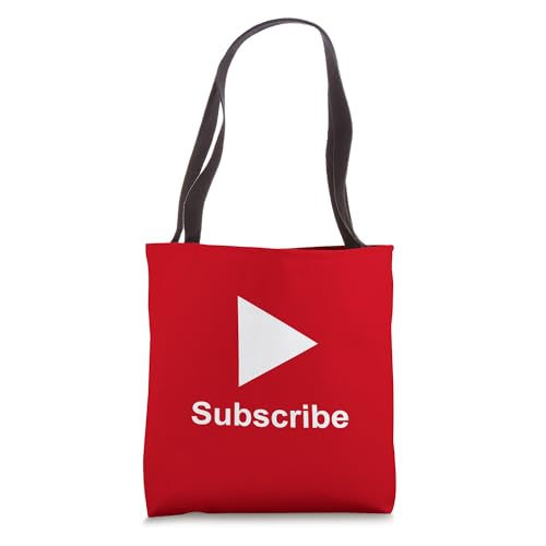 Subscribe - Content Creator - Play Button Video Tote Bag