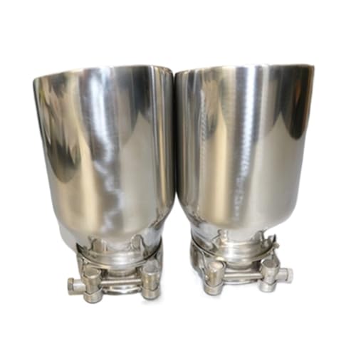 Tuyau garniture chromée pour masquer la rouille du pot d'échappement de voiture