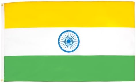 AZ FLAG India Flag 2' x 3' - Indian flags 60 x 90 cm - Banner 2x3 ft