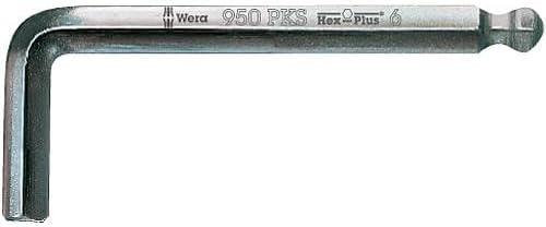 Wera Tools 5133150001 950 Pks L-Key Meweic Chrome-Plated 1.5X50MM, 1EA