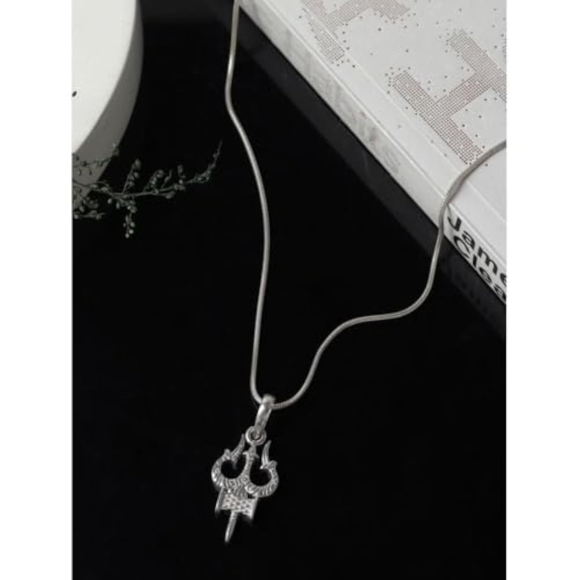 Women's Sterling Silver Shiva Trishul Pendant Locket