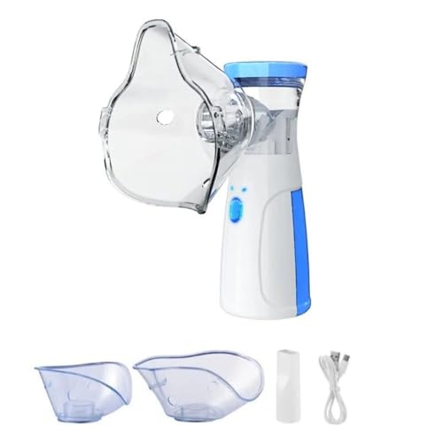 Aerosol Portatile Silenzioso Ricaricabile USB-C Nebulizzatore per Adulti e Bambini per Viaggio e Uso Domestico