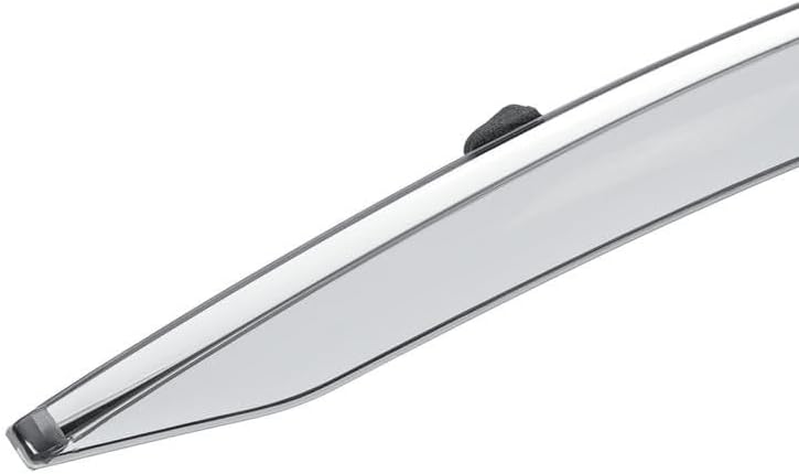 WellVisors Window Visors Wind Deflectors Compatible with Lincoln 2015-2019 MKC with Chrome Trim Rain Guards 3-847LC002