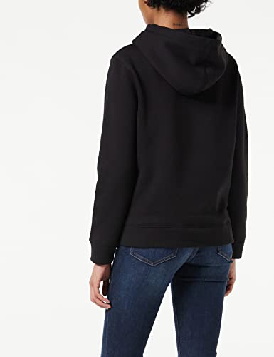 Tommy Hilfiger Sweat Femme Heritage Hilfiger Hoodie LS avec Capuche, Noir (Black), S