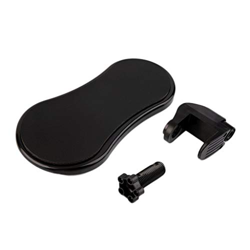 BaoFufc Reposabrazos ajustable para computadora para el hogar y la oficina, reposamuñecas ergonómico giratorio para el codo, almohadilla acolchada para el brazo con soporte de brazo con reposamuñecas