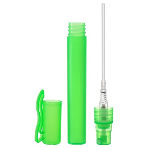 Lawei 40 Pack Mini Pen Clip Fine Mist, 10ml 1/3oz Small Plastic Spray Bottle, Empty Portable Refillable Pump Spray Bottle, Frosted Hand Sample Spray Containers Atomizer for Makeup, Travel, 8 Colors4