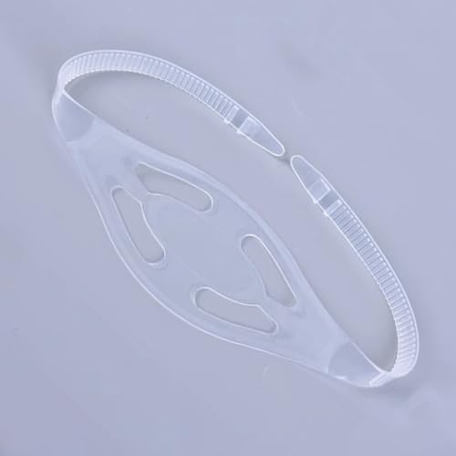 Yhenlovtt Lunettes de natation Scuba Plus avec cordon de serrage en silicone doux et confortable pour plongée aquatique et plongée avec tuba (transparent, L)