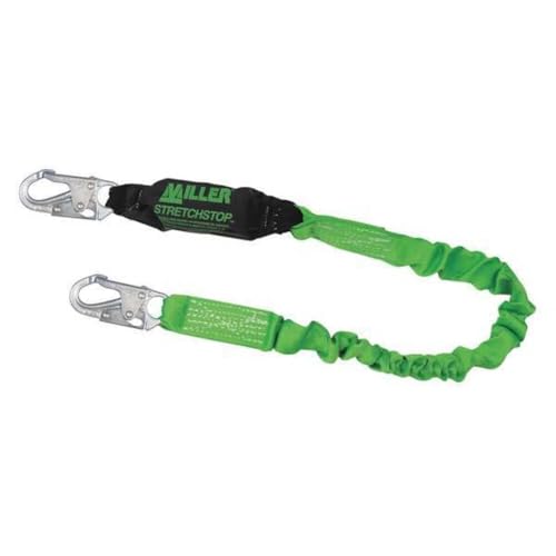 Image of Miller by Honeywell 913SS-Z7 /6FTGN Stretchstop Lanyard, Green