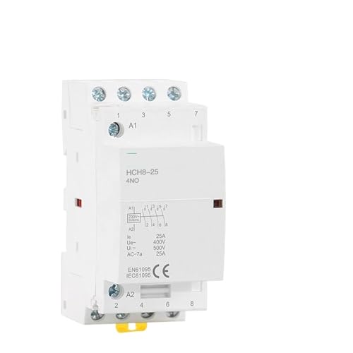 Contacteur modulaire 4P 25A pour automatisation de tableau électrique domestique