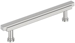 Signature Hardware 954047-5116 Gilderoy 5-1/16 Inch Center to Center Bar Cabinet Pull - Polished Chrome