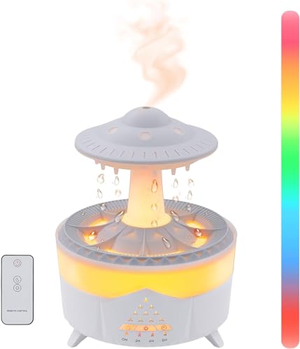 Rain Humidifier Water Drip con 7 colores cambiantes