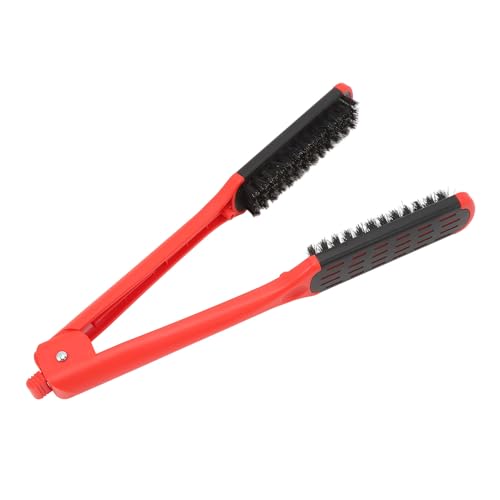 Cepillo alisador para cabello color rojo miniatura 7