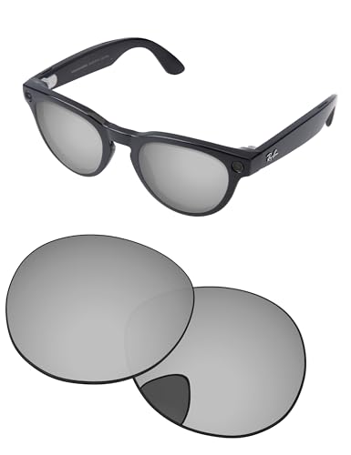 Image of Replacement Lenses for Ray-Ban Meta Headliner RW4009 & RW4013 50mm AI Glasses - Photochromic, Anti Blue Light Lens