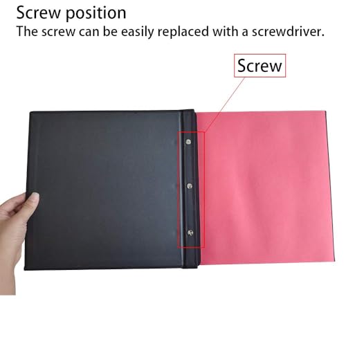 Vienrose Photo Album Self Adhesive Scrapbook Refill Pages for Vienrose11x10.6 inch Photo Album