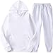 tuduoms Tracksuit for Couples 2PCS Outfit Casual Sweat Suits Sports Jogging Sets Gym Clothes Fashion Hoodie for Unisex