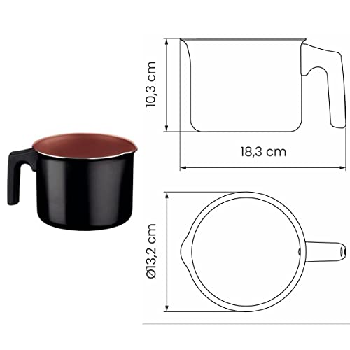 Tramontina JOGO DE PANELAS 5 PCS CARIBE PRETO - SORTIDOS DE ALUMINIO COM REV ANTIADERENTE E POLIESTER 6 Tramontina JOGO DE PANELAS 5 PCS CARIBE PRETO - SORTIDOS DE ALUMINIO COM REV ANTIADERENTE E POLIESTER - Imagem 6