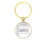 Portachiavi Vetro - Eveline, Oro