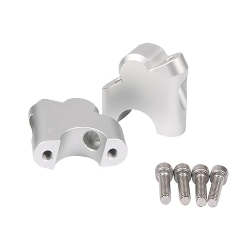 SHYYBD Lenkererhöhung Für R1200R (2014–2016) – Zubehör: Höherlegung Der Vorderen Lenkerklemmung, Versetzung Nach Hinten Hubhöhenerhöhung(Silber)