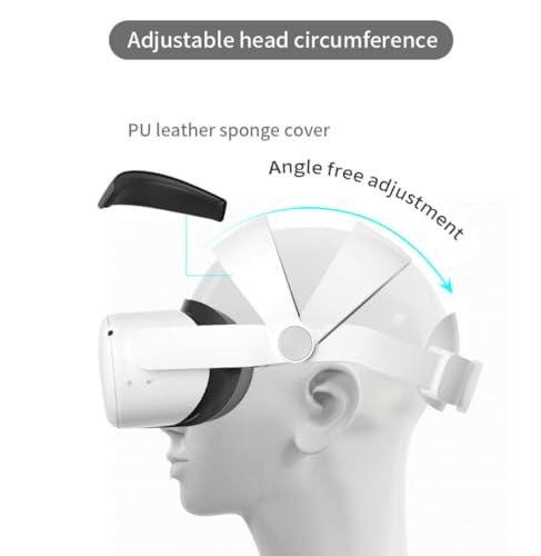 Image of New World Elite Head Strap Compatible with Quest 2 for Enhanced Support and Comfort, VR Headstrap for Oculus /Meta Quest 2 -OS01