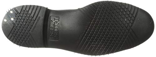 Bates Men's Leather Oxford Shoes Black 16 D(M) US4