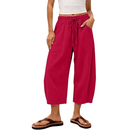 Pantalon confortable en lin qui reste frais durant les fortes chaleurs