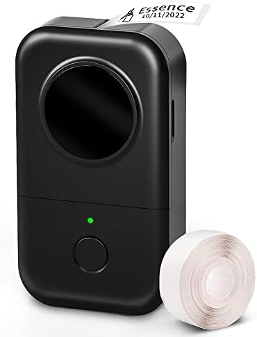 Phomemo D30 Label Maker, Mini Thermal Label Printer Portable Sticker Maker, Bluetooth Inkless Label Makers with Tape for HomeSmall BusinessProductsOrganizing Work for 0.23 0.35 0.47 inch 12mm Tape
