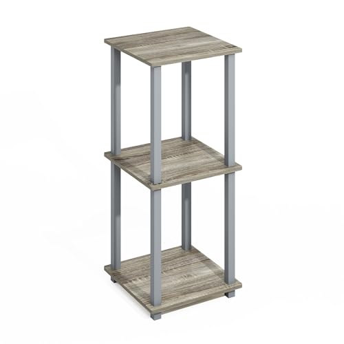 Librero apilable Turn-N-Tube Furinno modular sin herramientas para salón 7